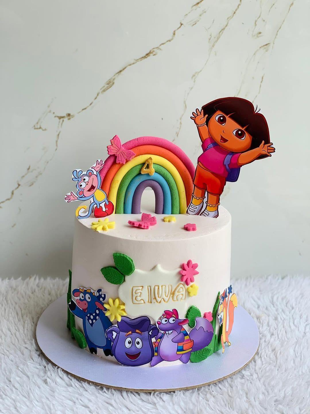 Safari Adventure Theme Cake